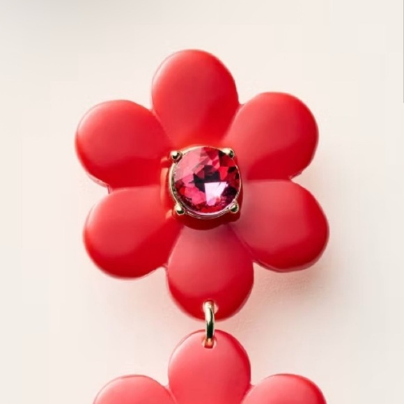 Kate Spade Target NWT Floral Dangle Earrings -Choose 1 - Picture 5 of 6